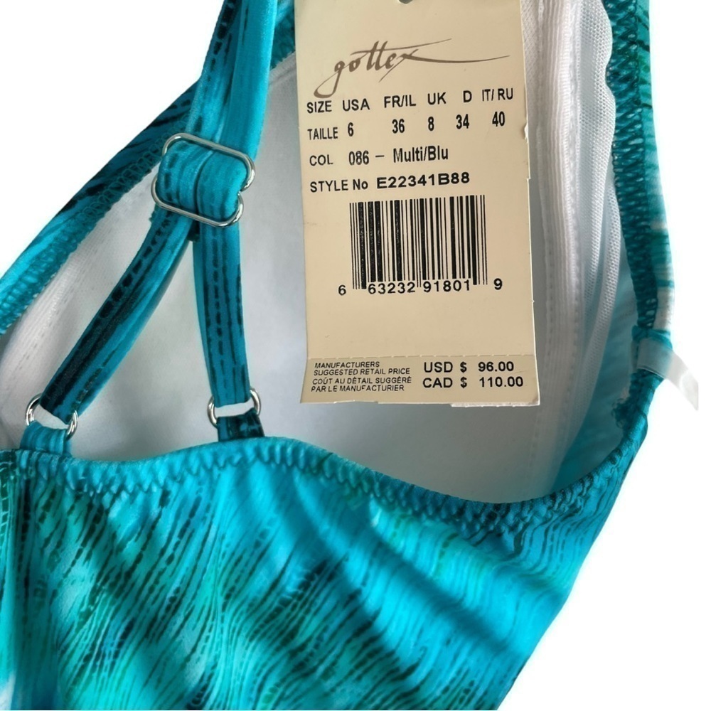 Profile by Gottex‎ 6 Standard Aqua Fresco Halter Tankini - Picture 8 of 11